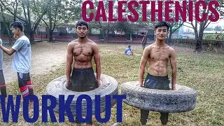 Workout with tyre? Taekwondo kicks..