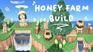 LANDSCAPING SPEED BUILD: Cute Honey Farm // Animal Crossing: New Horizons