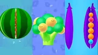 Juicy Run!! Very relaxing ASMR slicing game