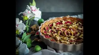 TARTE AUX FIGUES ET AUX PISTACHES⎥FIG AND PISTACHIO PIE⎥ИНЖИРНО-ФИСТАШКОВЫЙ ПИРОГ