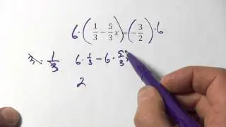 Solving Two-Step Equations with Signed Fractions