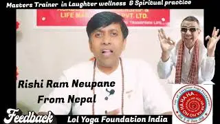 Feedback Master Trainer in Laughter wellness & Spiritual practice from Nepal||Laughter yoga||#lol
