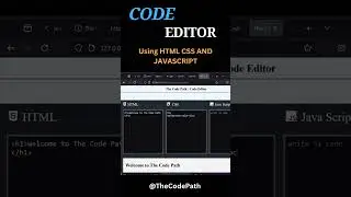 CREATE a Code Editor with Live Preview in MINUTES! #webdevelopment #programming #coding