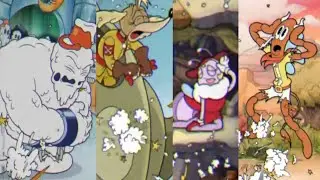 Cuphead DLC All Simple Knockouts Animation The Delicious Last Course
