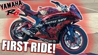 PERFECT Yamaha R6 Test Ride! - The Red Dragon 🐉