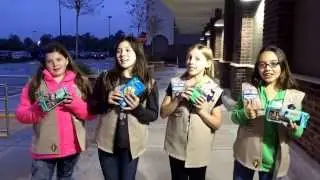 Girl Scouts sing Frozen song to sell cookies