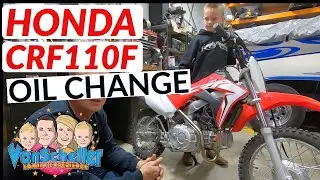 Honda CRF110F Oil Change