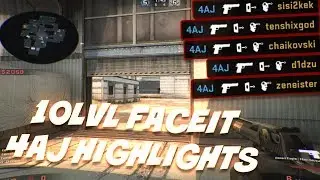 4AJ  HIGHLIGHTS #9 | 10LVL FACEIT
