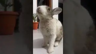 Rabbit Eating Shorts