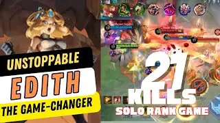 MLBB Edith Best Build Tank + Gameplay 2023
