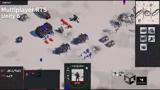 Multiplayer RTS in Unity 6 & Mirror Networking | Project Lead Thesis Tech Demo