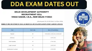 DDA Exam Date 2023|DDA Aso Exam Date 2023 |DDA Je Exam Date 2023| DDA Admit Card 2023 