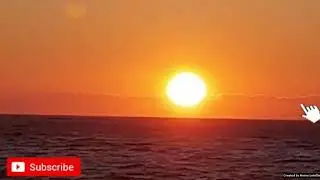 Sunset fast motion