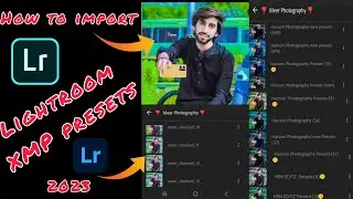 How to import presets in Lightroom |lightroom photo editing |  | lightroom presets | photo editing