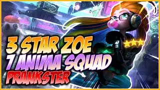 3 Star Anima Squad Prankster Zoe Pulling Hijinks | Teamfight tactics Set 8 PBE