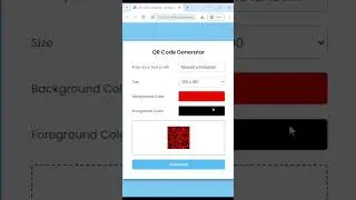 Build A Random QR Code Generator With API In HTML, CSS & JS!