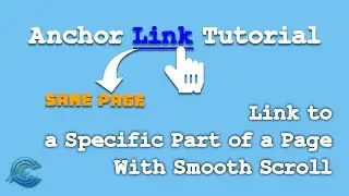 Link to a Specific Part of a Page | HTML anchor link | Smooth Scrolling