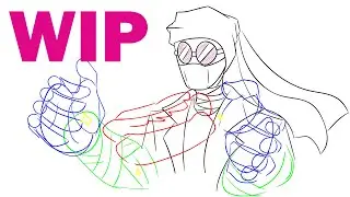 Hank with a Hot Dog (WIP)