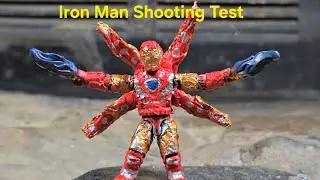 Custom Iron Man Shooting Test!! Stop Motion! #shorts #short #new #trending #viralvideo #subscribe