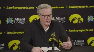 Iowa MBB Postgame Press Conference - Nebraska - 3/5/23