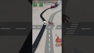 The horse merged with Panda to become a Zebra as the train was approaching fast