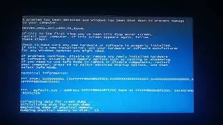CRT TV Smash Has BSOD