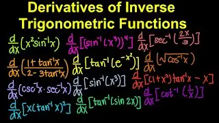 Derivatives of Inverse Trigonometric Functions (Live Stream)