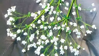 Beaded Gypsophila Master Class (Author's) by Koshka2015 - beaded flowers, beadwork, master class