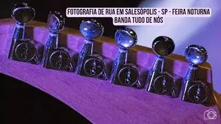 Fotografia de rua em Salesópolis - SP - Feira Noturna - Banda Tudo de Nós