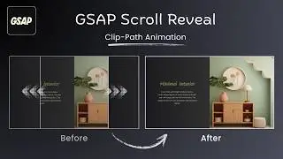 GSAP Observer Tutorial | Scroll Controlled Slider with Clip-Path Reveal Effect 