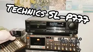 Technics SL-P777 high end cd player from the late 80s! Gorgeous! Retro tech hifi ambient synth