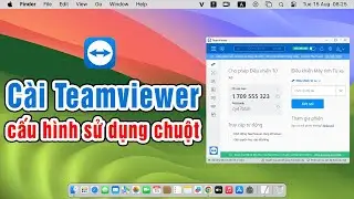 Cài Teamview cho MacOS Sonoma sửa lỗi teamviewer không điều khiển được