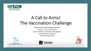 IAPHL SOUTH AFRICA CHAPTER WEBINAR | A CALL TO ARMS! THE VACCINATION CHALLENGE