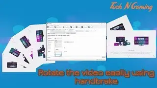 How to Rotate a video that is upside down using Handbrake | Flip a video in 2 Minutes