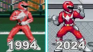 Power Rangers - Game Evolution (1994 - 2024)