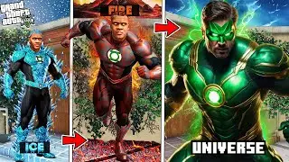 Shinchan Upgrading to ELEMENTAL GREEN LANTERN in GTA 5!