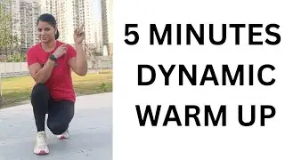 5 minutes quick full body workout ll Effective and quick dynamic warm up.
