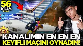 BU MAÇIN EŞİ BENZERİ YOK! BU NASIL KEYİF, BU NASIL HEYECAN!? 1vs4 56 Kill's / Pubg Mobile Gameplay