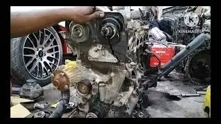 how to remove timing belt/2jz gte vvti engine /Toyota Supra Mk4/Tyson 2jz 🔥