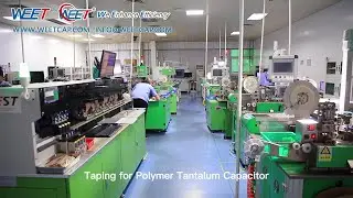 WEET CA55 SMD Conductive Solid Polymer Tantalum Capacitors Press Production Process