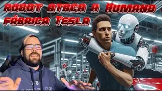 ⚠️ ROBOT de TESLA  ATACA a HUMANO en FÁBRICA ⚠️