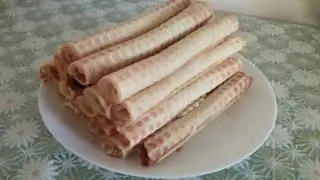 Вафельные трубочки