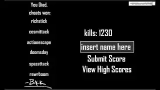 Rage (Stick Figure Game) - Getting 1,230 Kills in Arcade Mode!