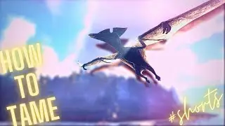 ARK: how to tame Pteranodon in 60 seconds, beginners tame. 