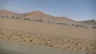 Rode zandduinen in de Namibwoestijn