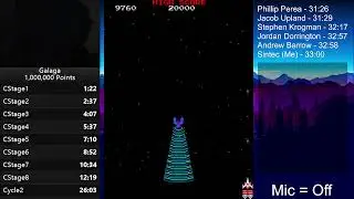 BLINDFOLDED 17,970 pts in Galaga