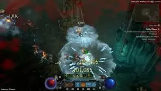 Diablo 4 -  Frozen Orb Sorc - Belfry Zakara Tier 100 Nightmare level 87