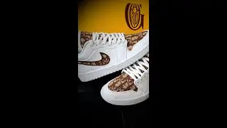 handmade custom Dior x Nike Air Jordan 1 Low sneakers