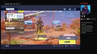 Fortnite live stream