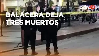 Balacera deja tres muertos en calles de la CDMX;  hay un detenido